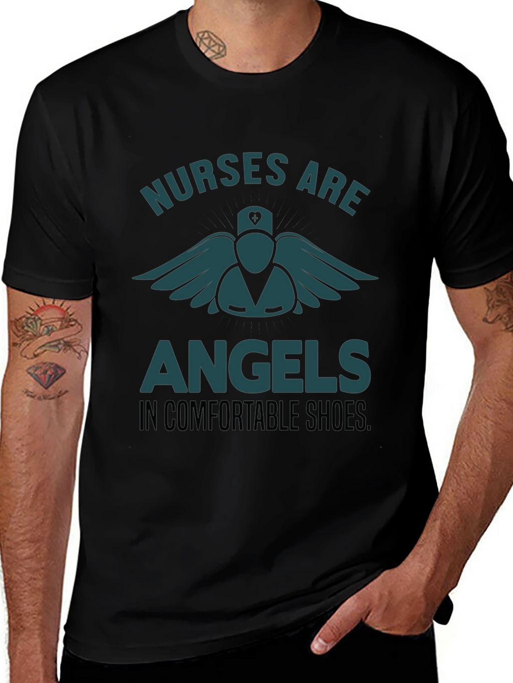 Nurses Are Angels Graphic Tee