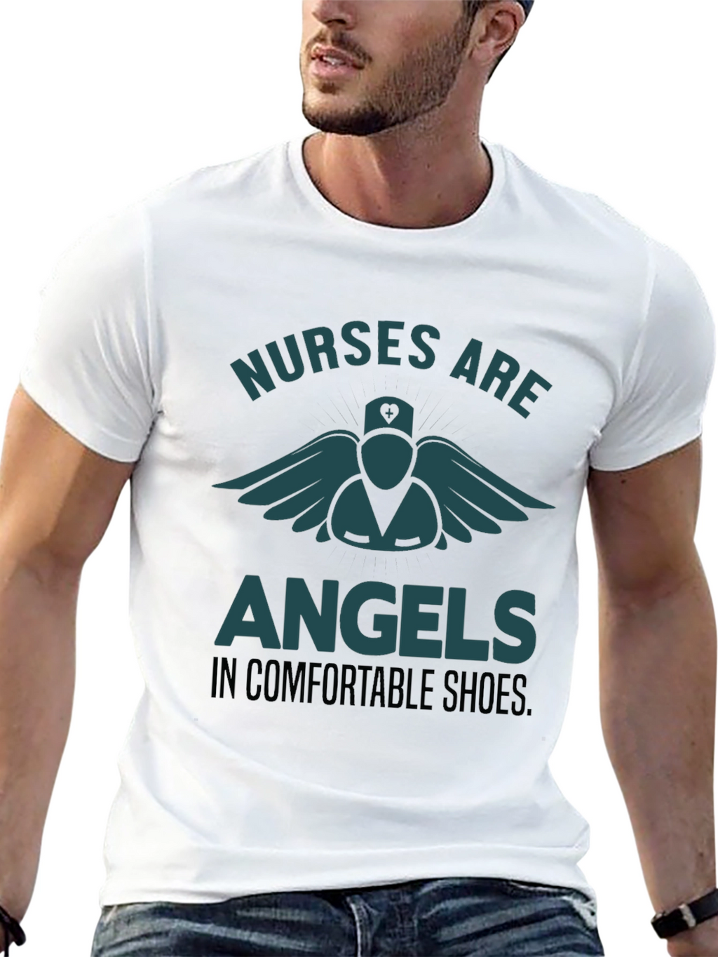 Nurses Are Angels Graphic Tee