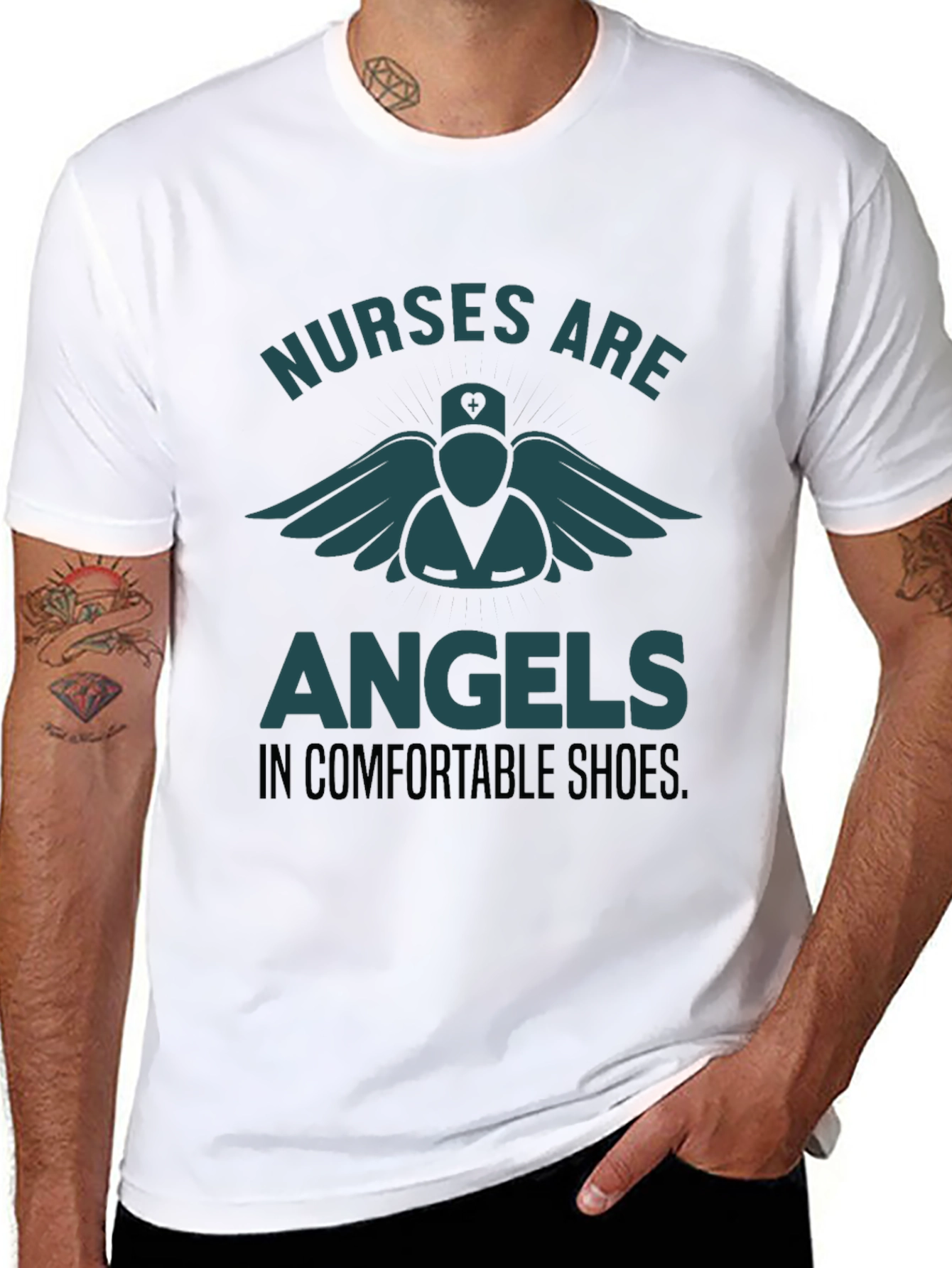 Nurses Are Angels Graphic Tee