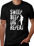Metal Detecting T-Shirt - Sweep Beep Dig Repeat