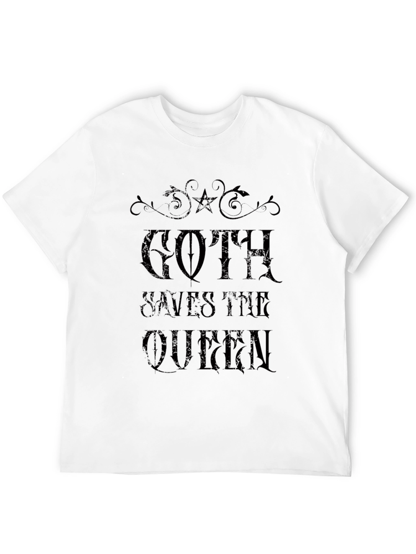 Goth Saves The Queen Graphic T-Shirt