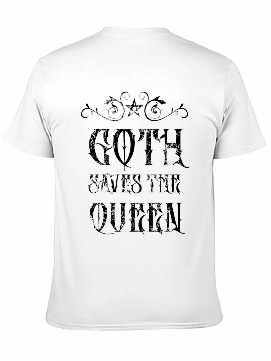 Goth Saves The Queen Graphic T-Shirt