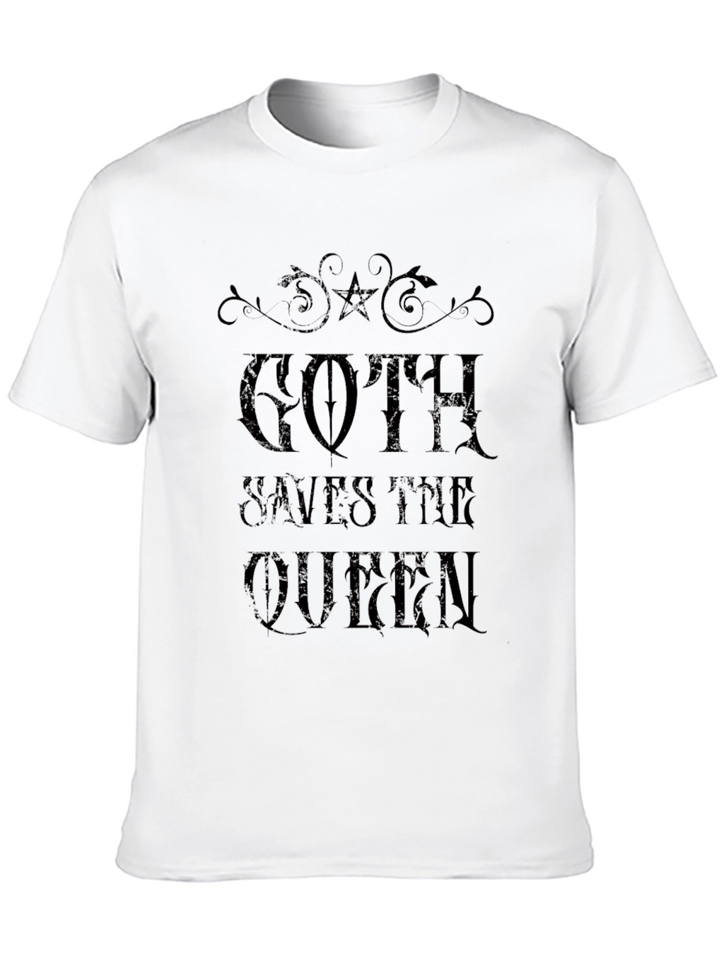 Goth Saves The Queen Graphic T-Shirt