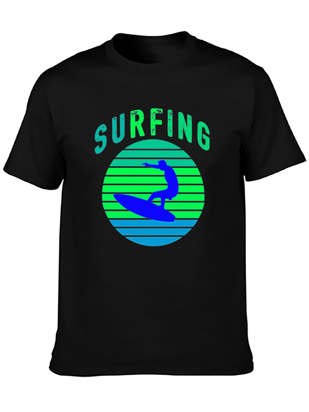 Surfing Graphic Tee - Cool Summer Vibes