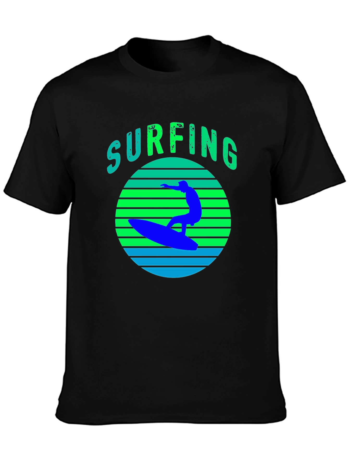 Surfing Graphic Tee - Cool Summer Vibes
