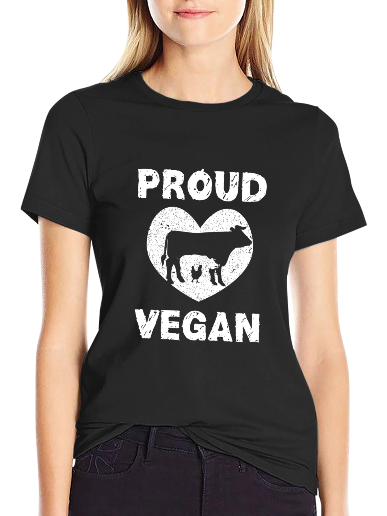 Proud Vegan T-Shirt - Animal Lover Tee