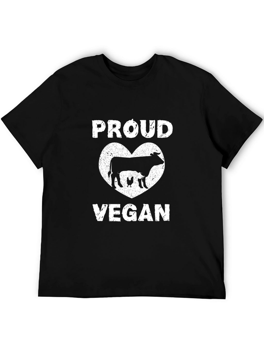 Proud Vegan T-Shirt - Animal Lover Tee