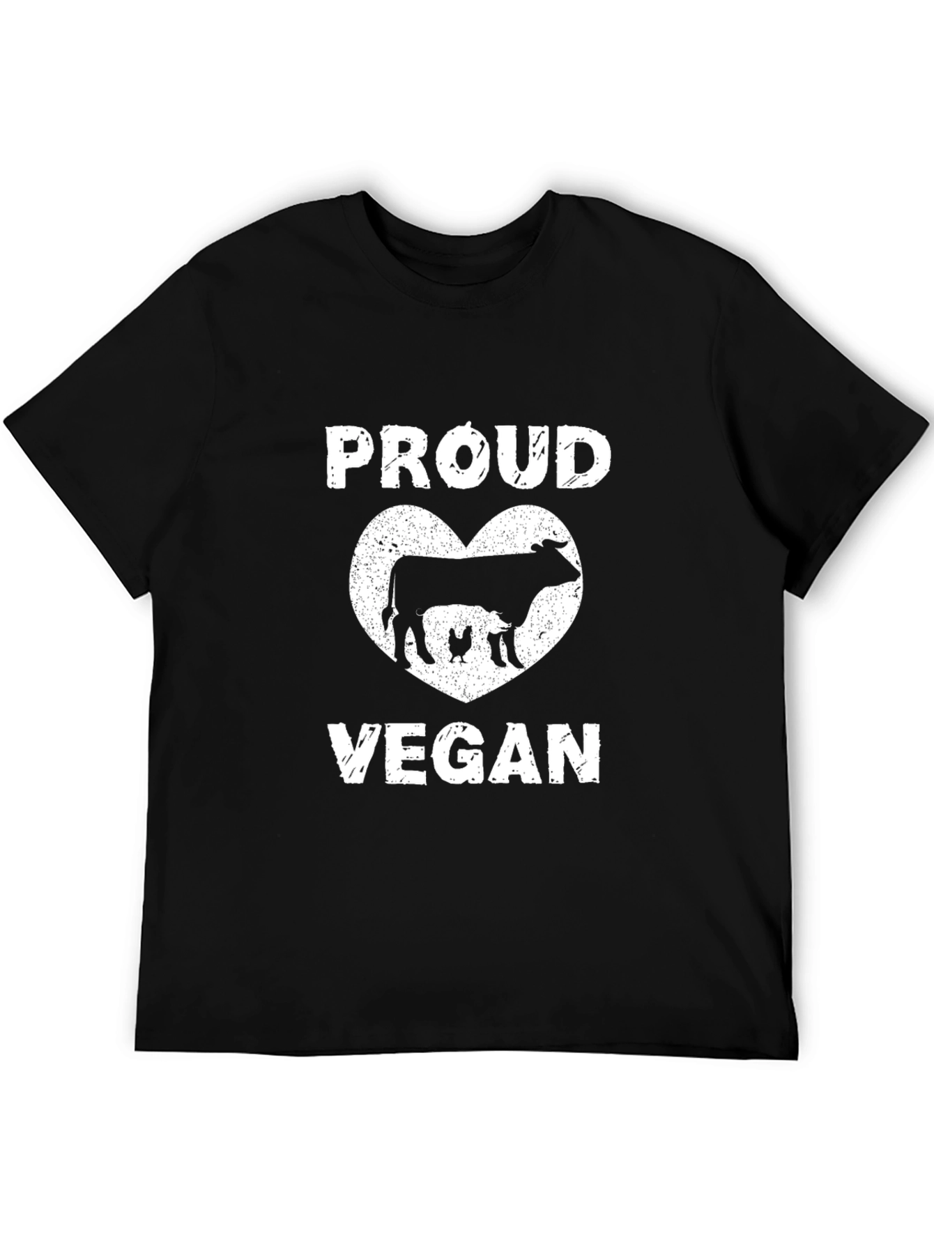Proud Vegan T-Shirt - Animal Lover Tee