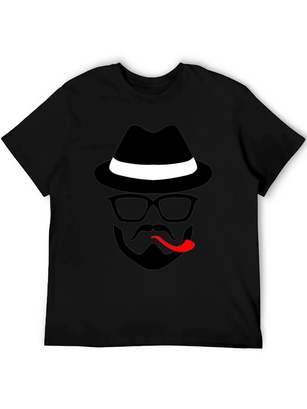 Cool Detective Graphic Black T-Shirt