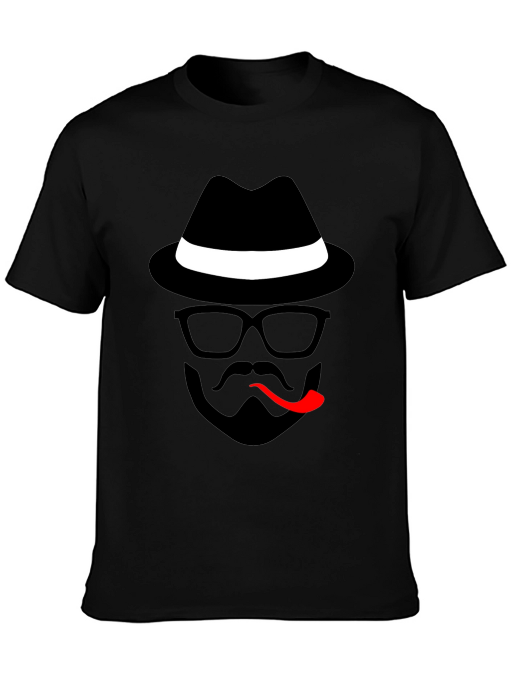 Cool Detective Graphic Black T-Shirt