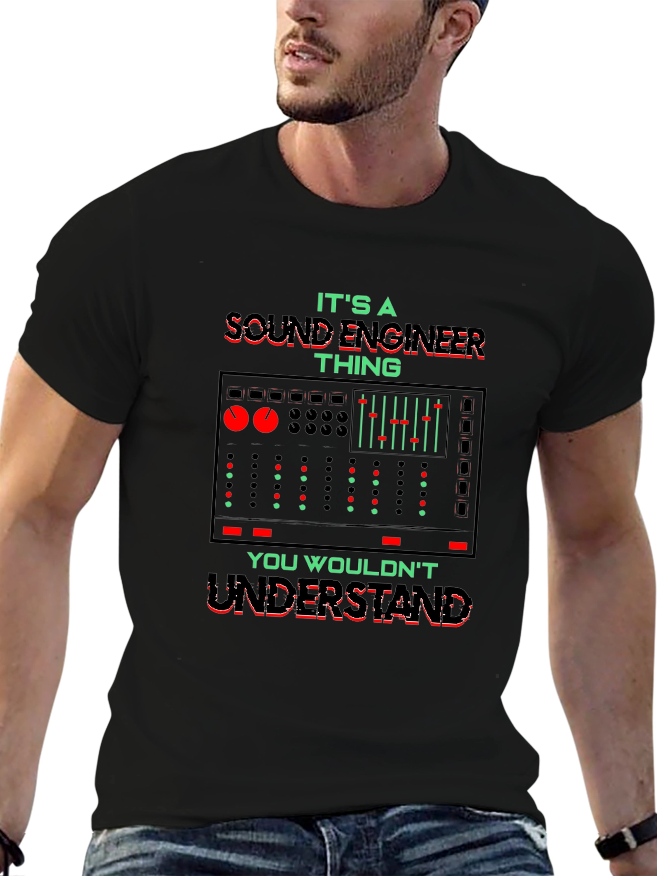 Sound Engineer T-Shirt - Funny Gift