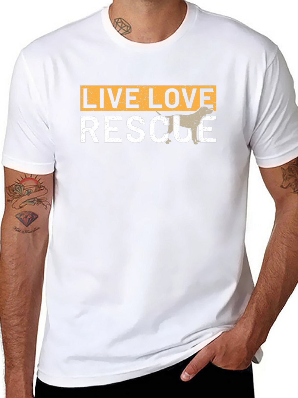 Live Love Rescue Graphic Tee