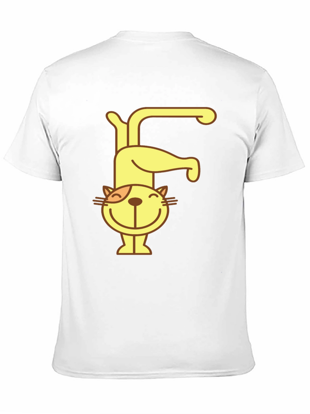 Cat Letter F Black T-Shirt