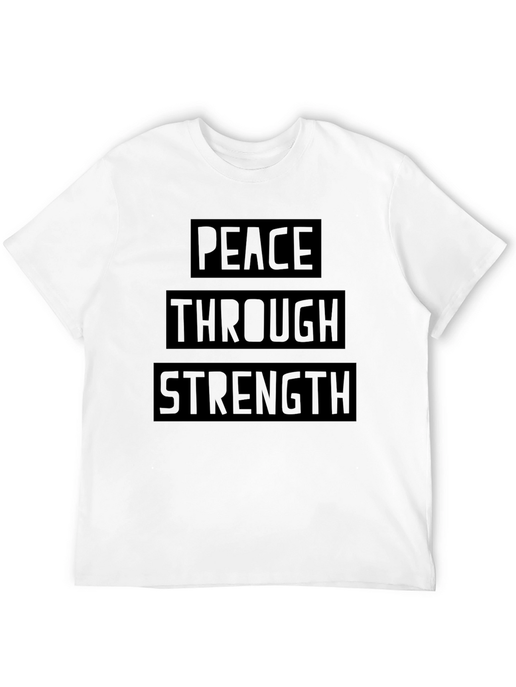 Peace Through Strength Graphic T-Shirt