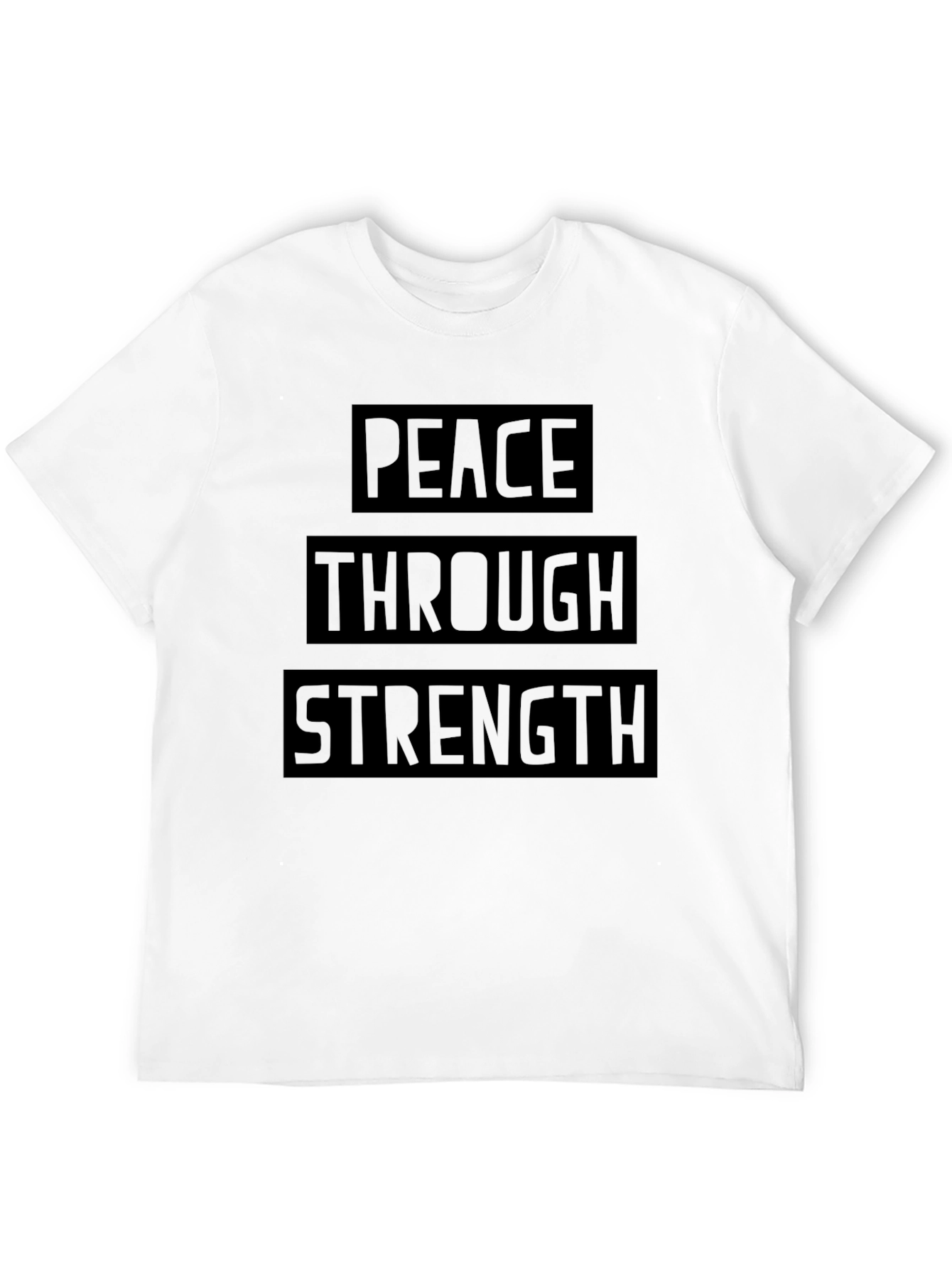 Peace Through Strength Graphic T-Shirt