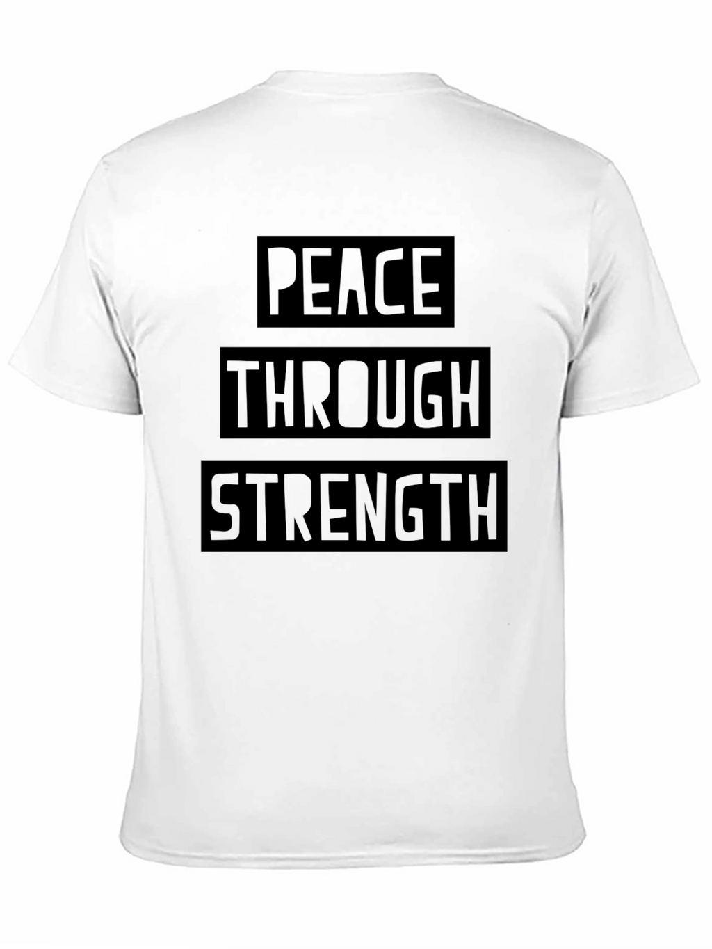 Peace Through Strength Graphic T-Shirt