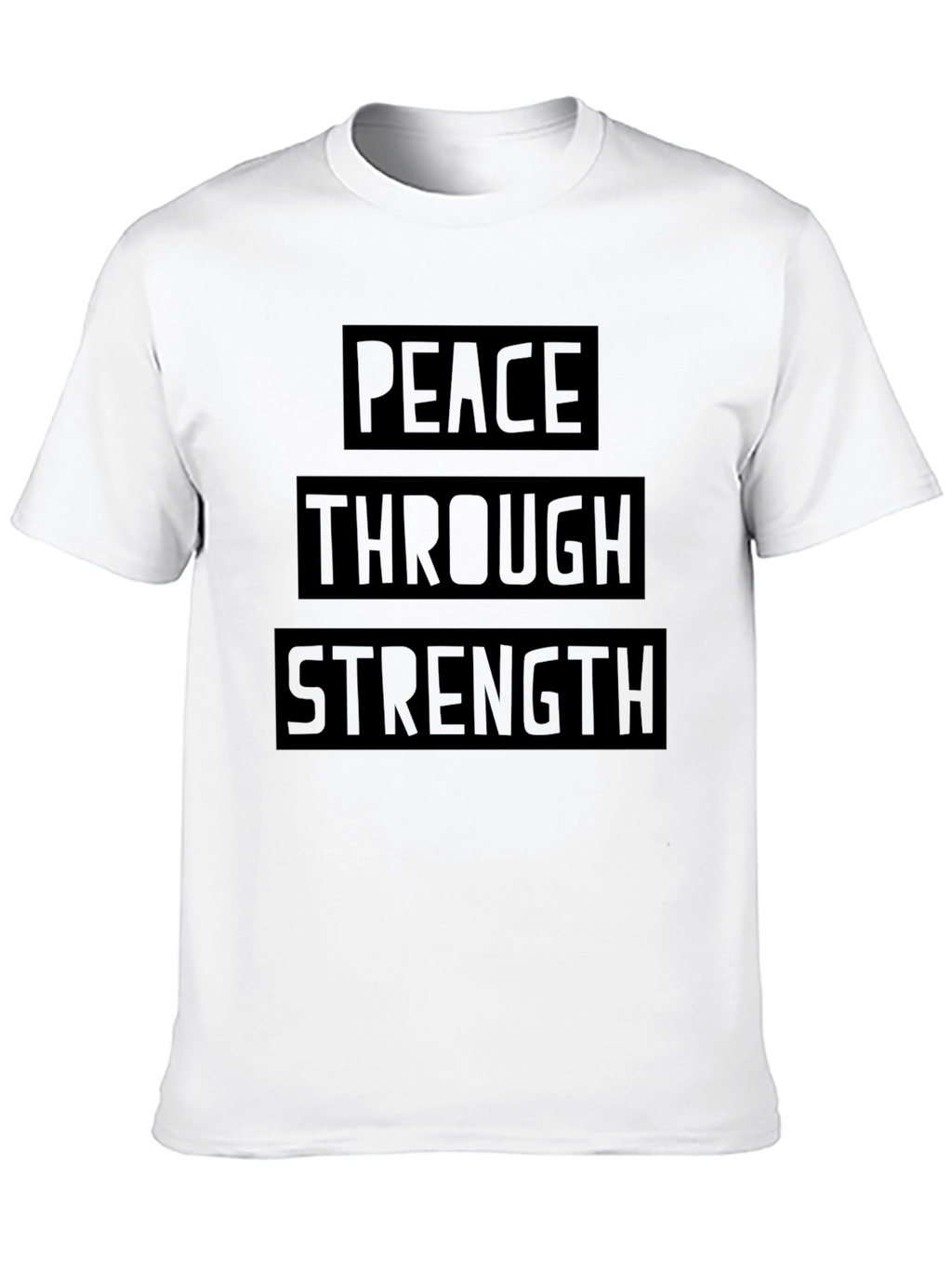 Peace Through Strength Graphic T-Shirt
