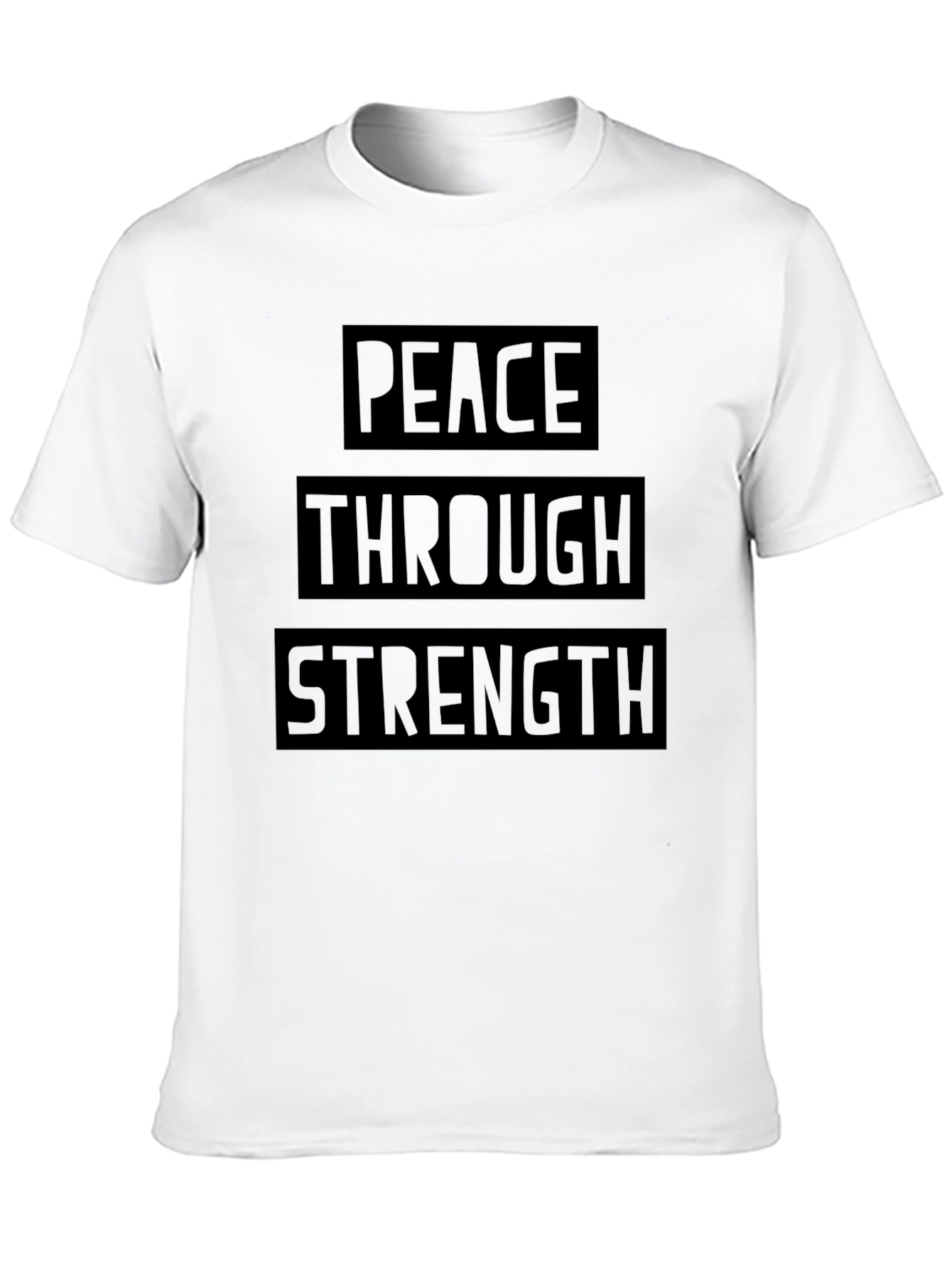 Peace Through Strength Graphic T-Shirt
