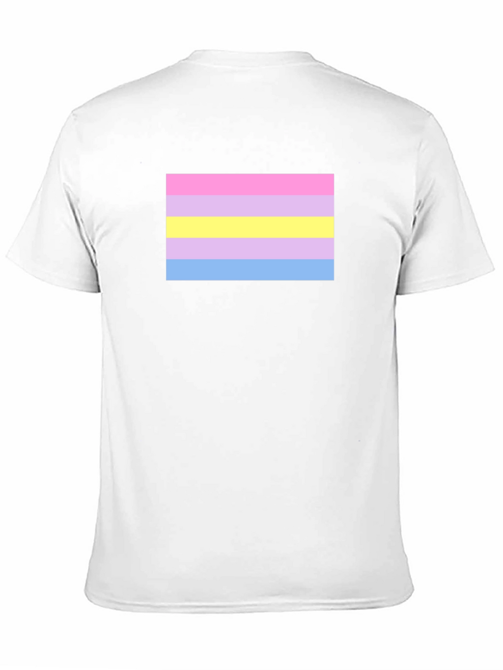 Intersex Pride Flag T-Shirt - Black Cotton Blend Tee