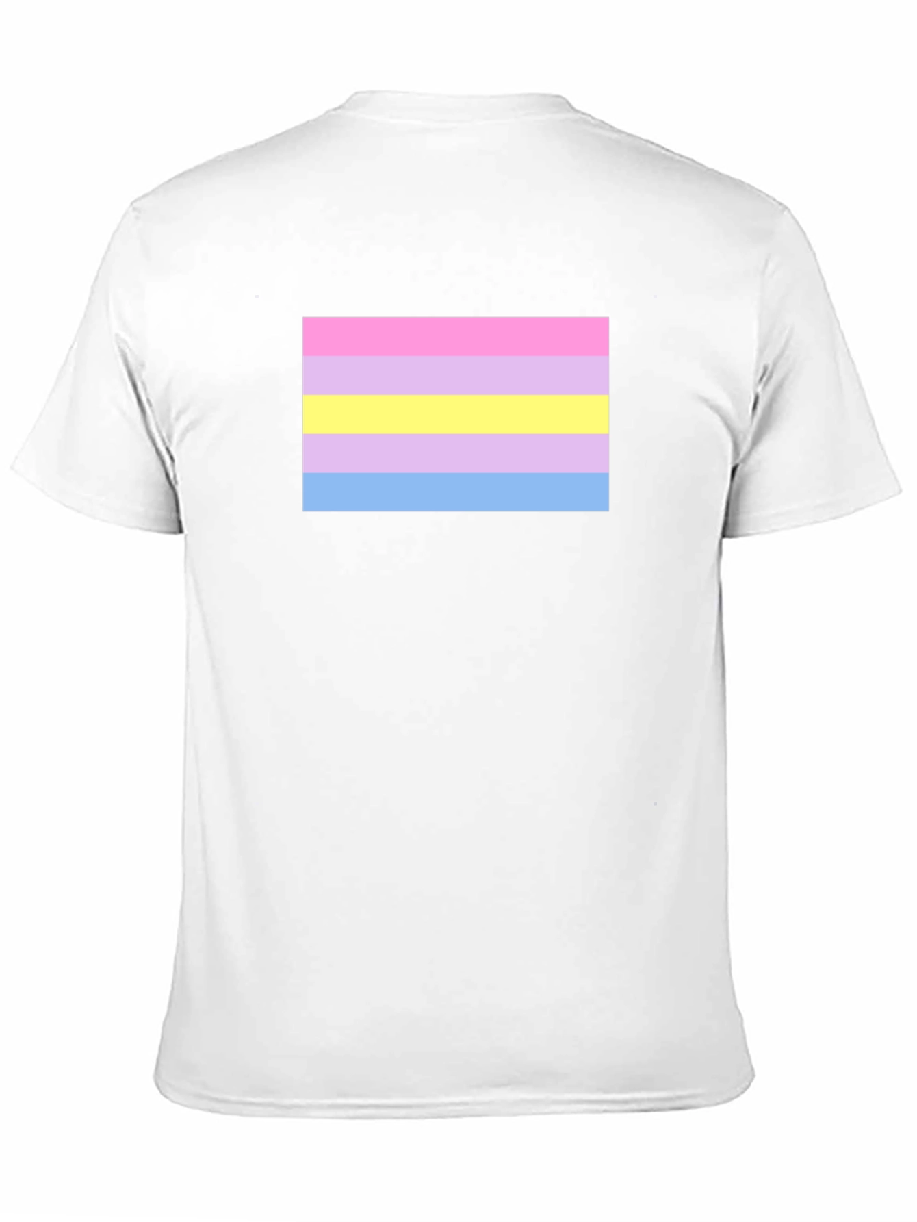 Intersex Pride Flag T-Shirt - Black Cotton Blend Tee