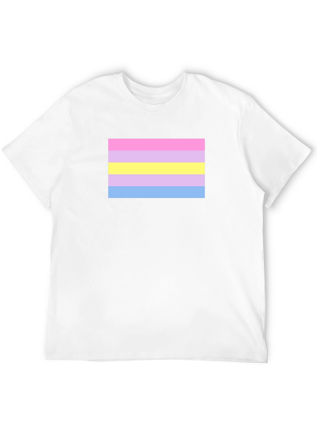 Intersex Pride Flag T-Shirt - Black Cotton Blend Tee