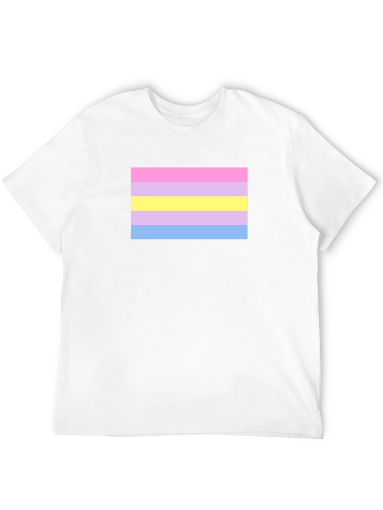 Intersex Pride Flag T-Shirt - Black Cotton Blend Tee