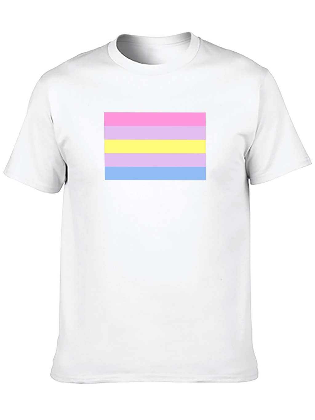 Intersex Pride Flag T-Shirt - Black Cotton Blend Tee