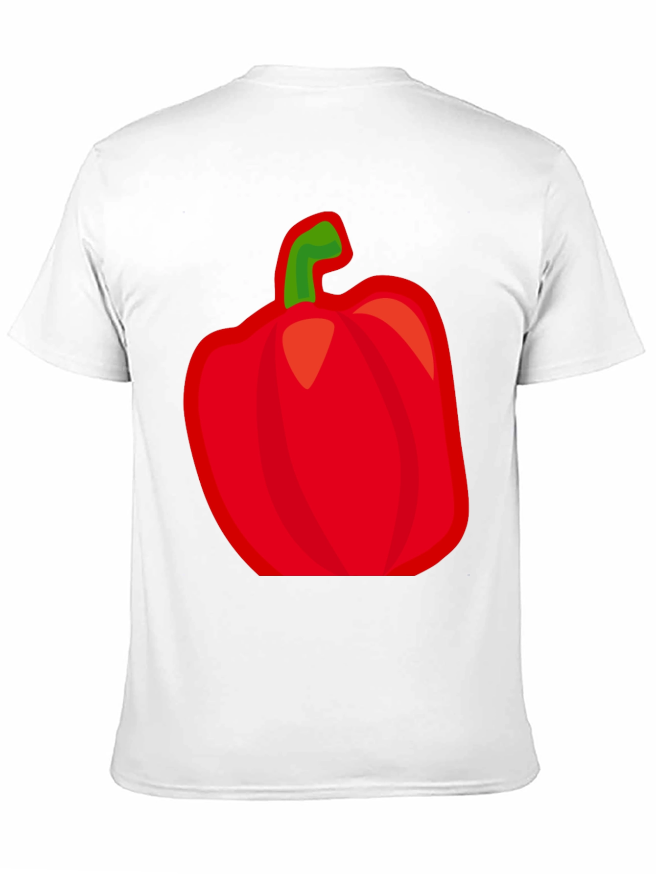 Red Pepper Graphic Tee - Black Cotton Shirt