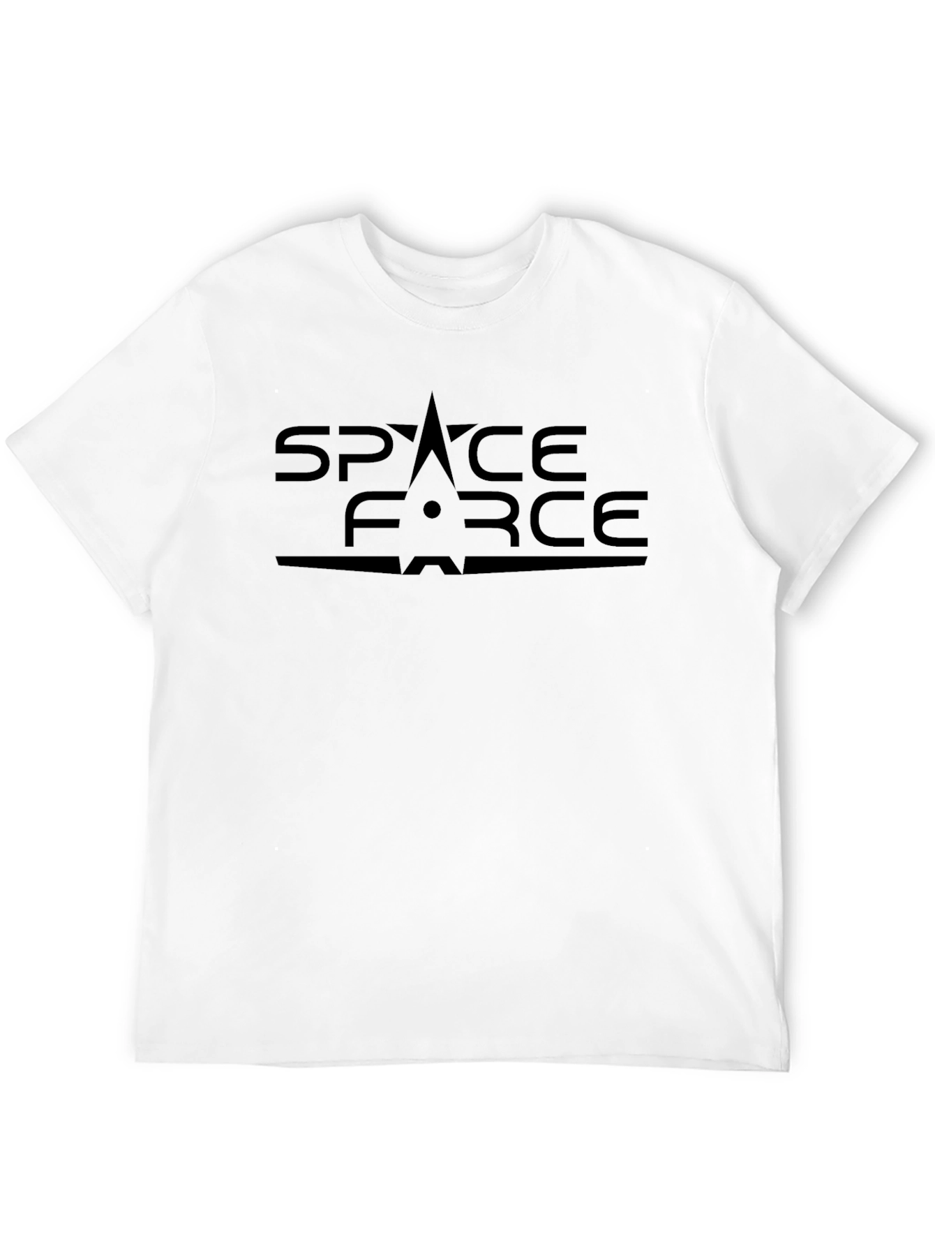 Space Force Black Graphic Tee