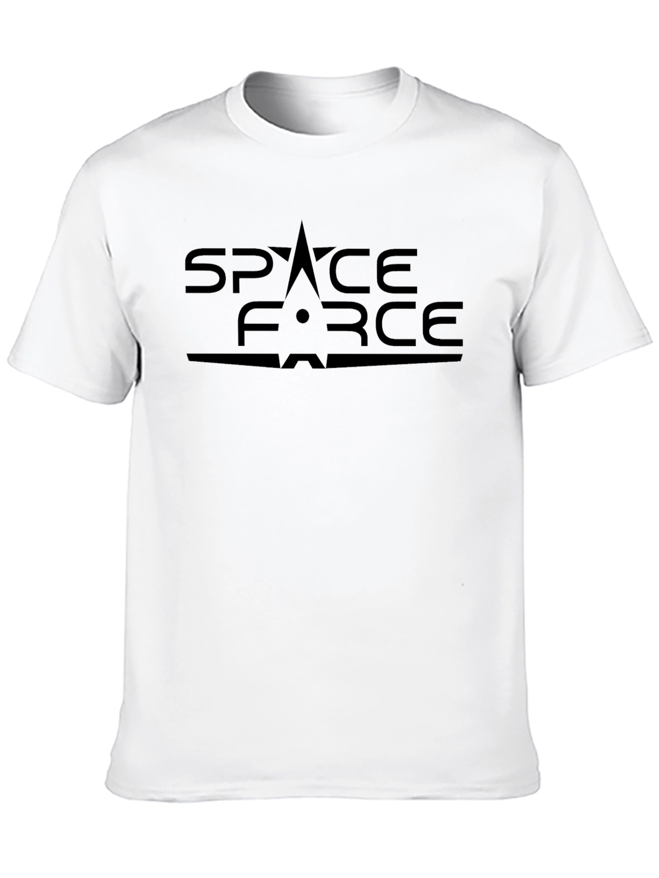 Space Force Black Graphic Tee