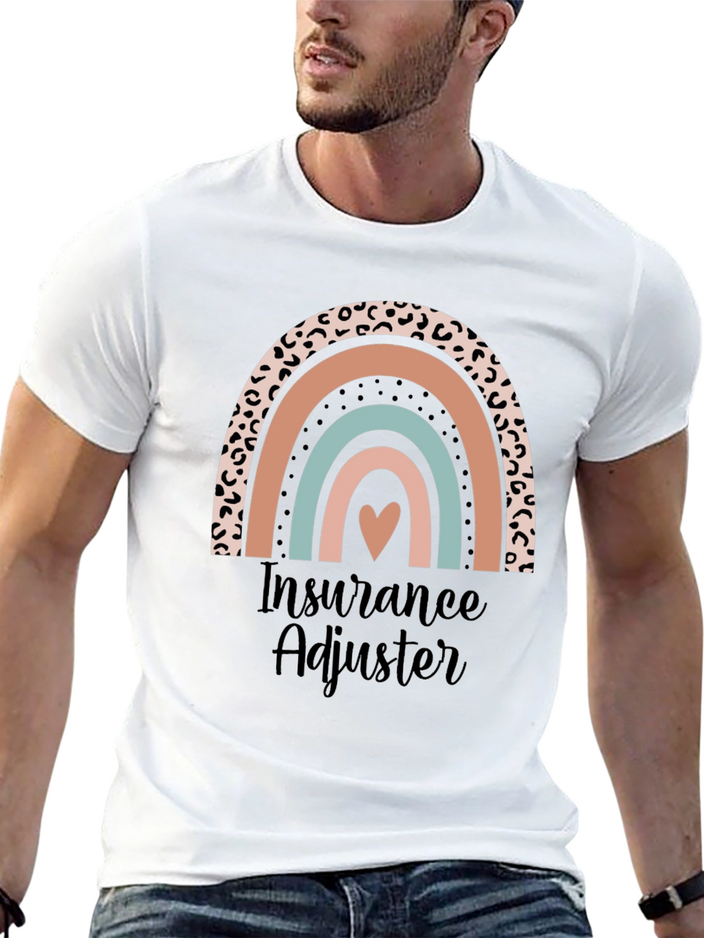 Insurance Adjuster Rainbow T-Shirt