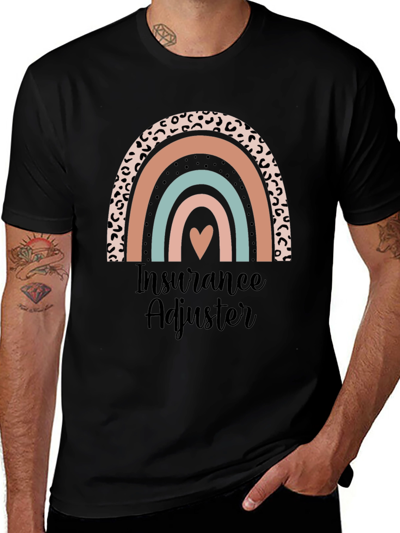 Insurance Adjuster Rainbow T-Shirt