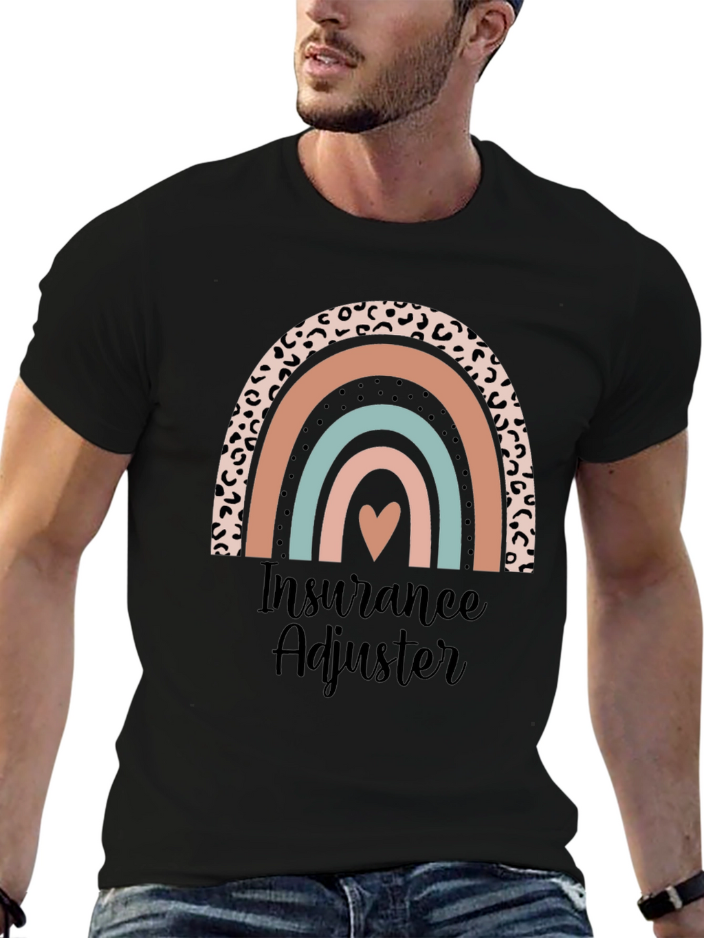 Insurance Adjuster Rainbow T-Shirt