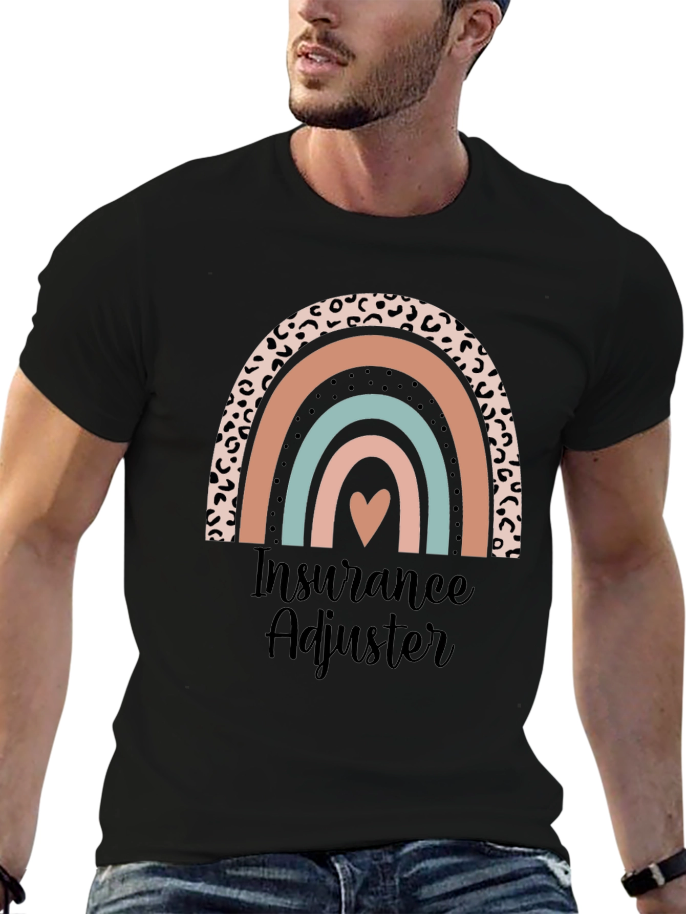 Insurance Adjuster Rainbow T-Shirt