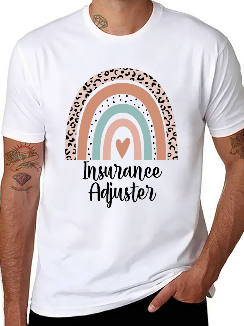 Insurance Adjuster Rainbow T-Shirt
