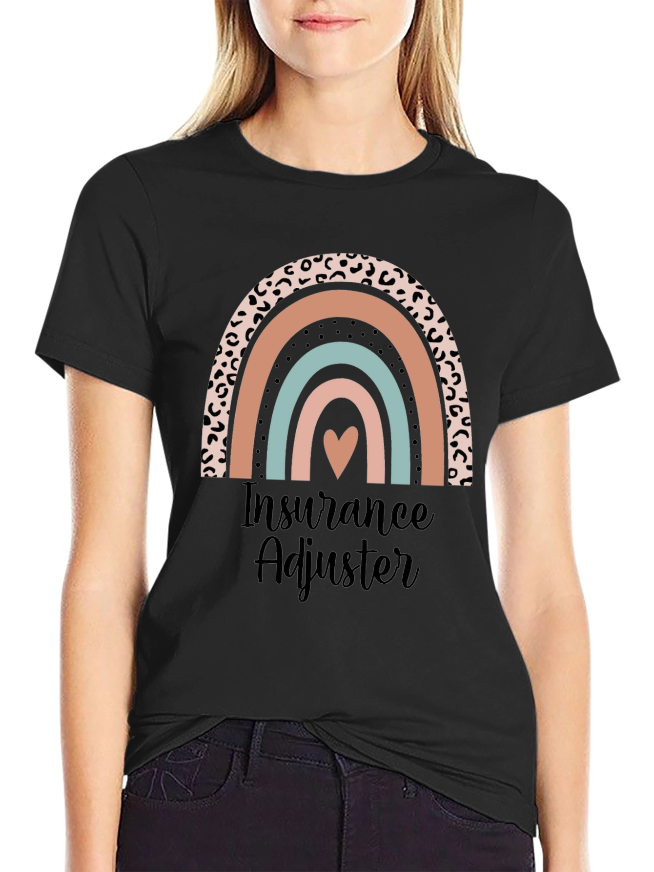 Insurance Adjuster Rainbow T-Shirt