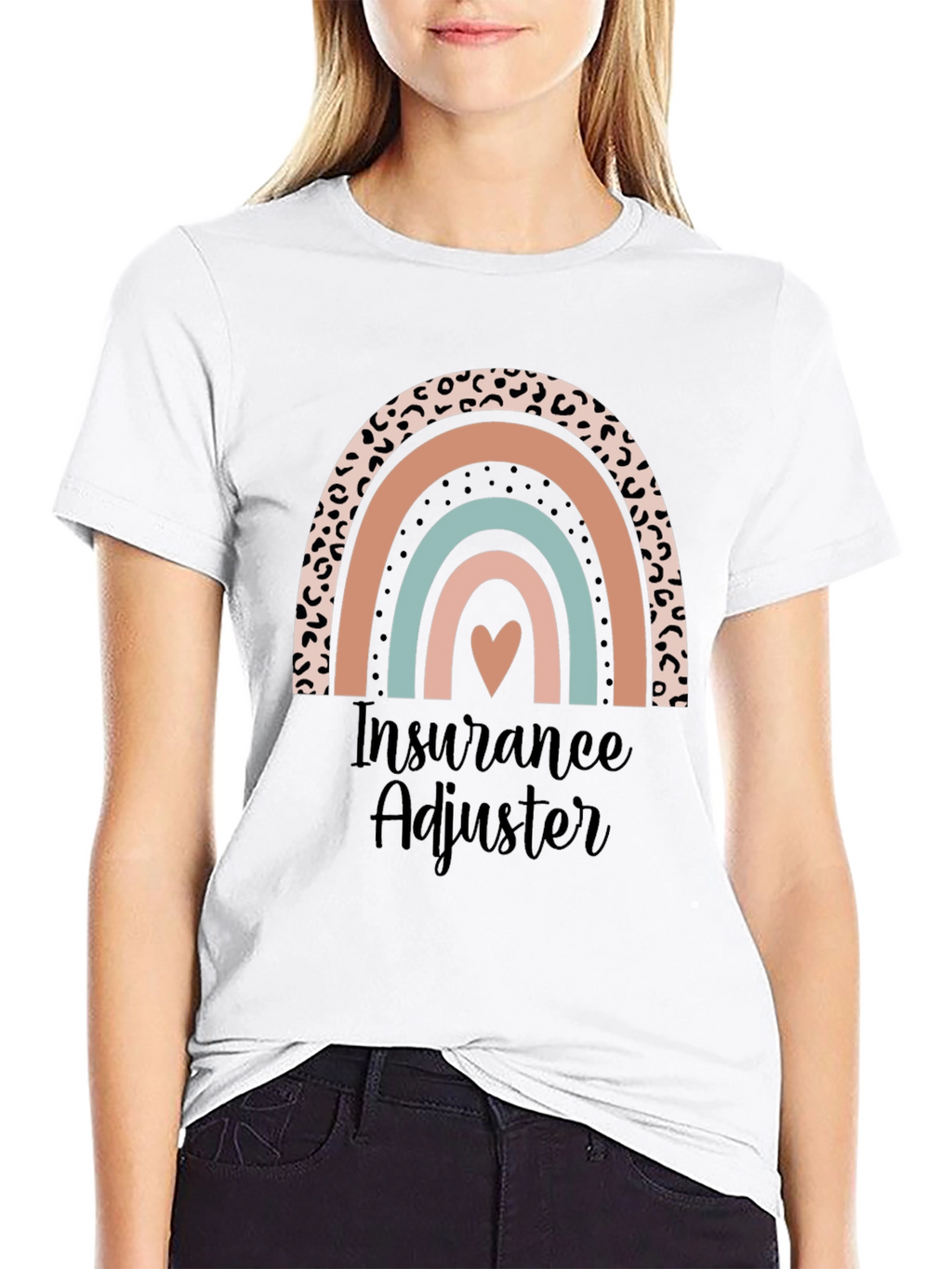 Insurance Adjuster Rainbow T-Shirt