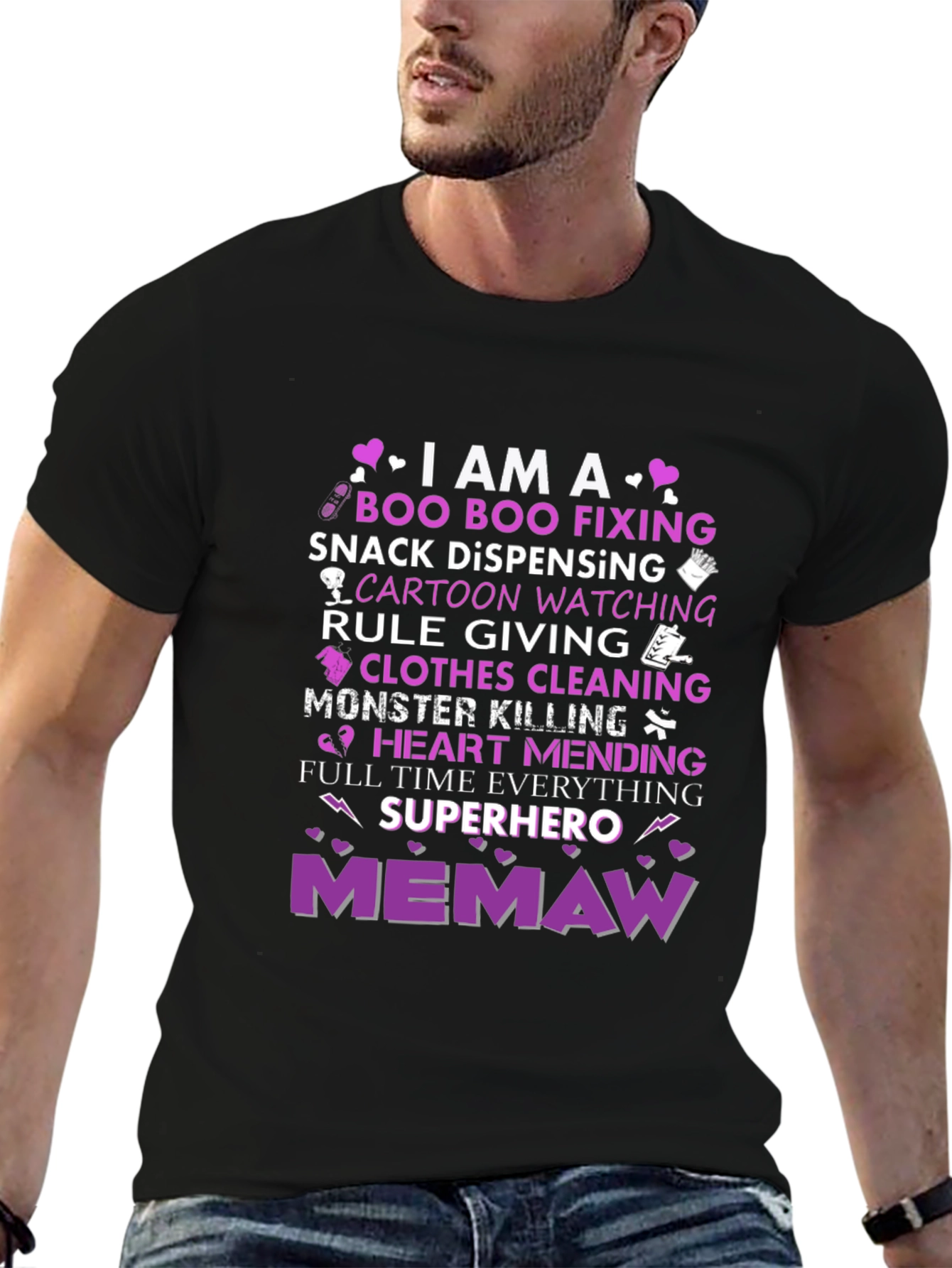 Memaw Superhero T-Shirt