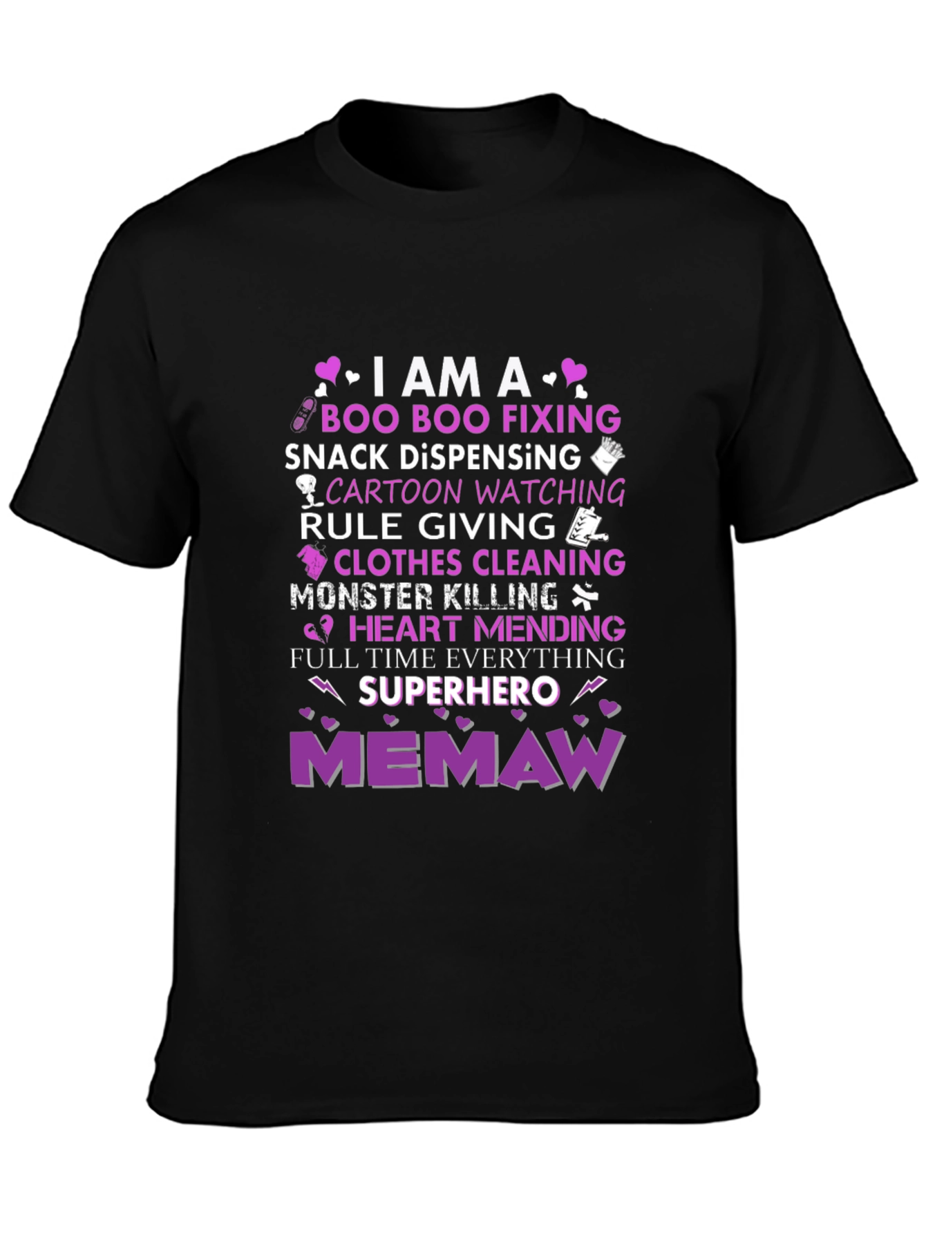Memaw Superhero T-Shirt