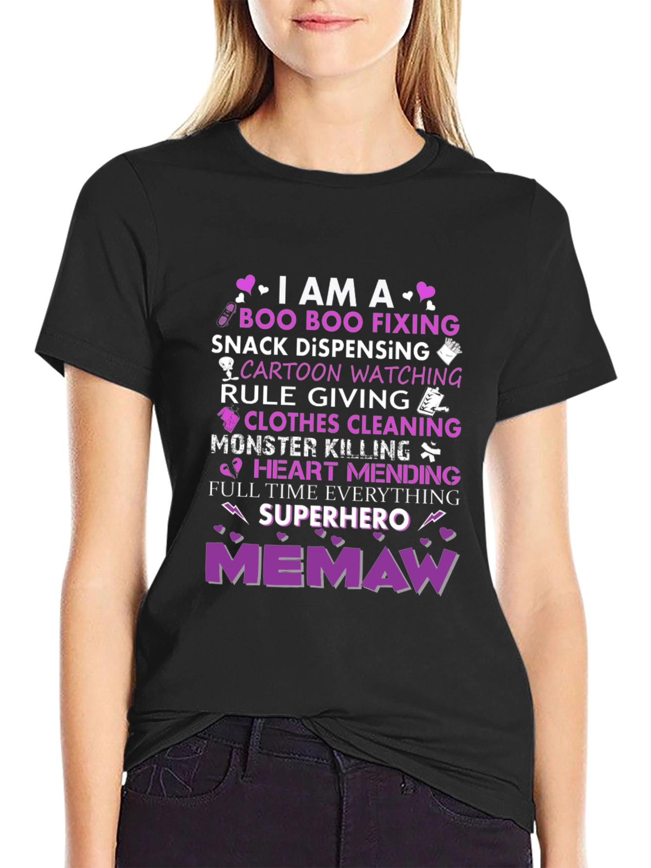 Memaw Superhero T-Shirt