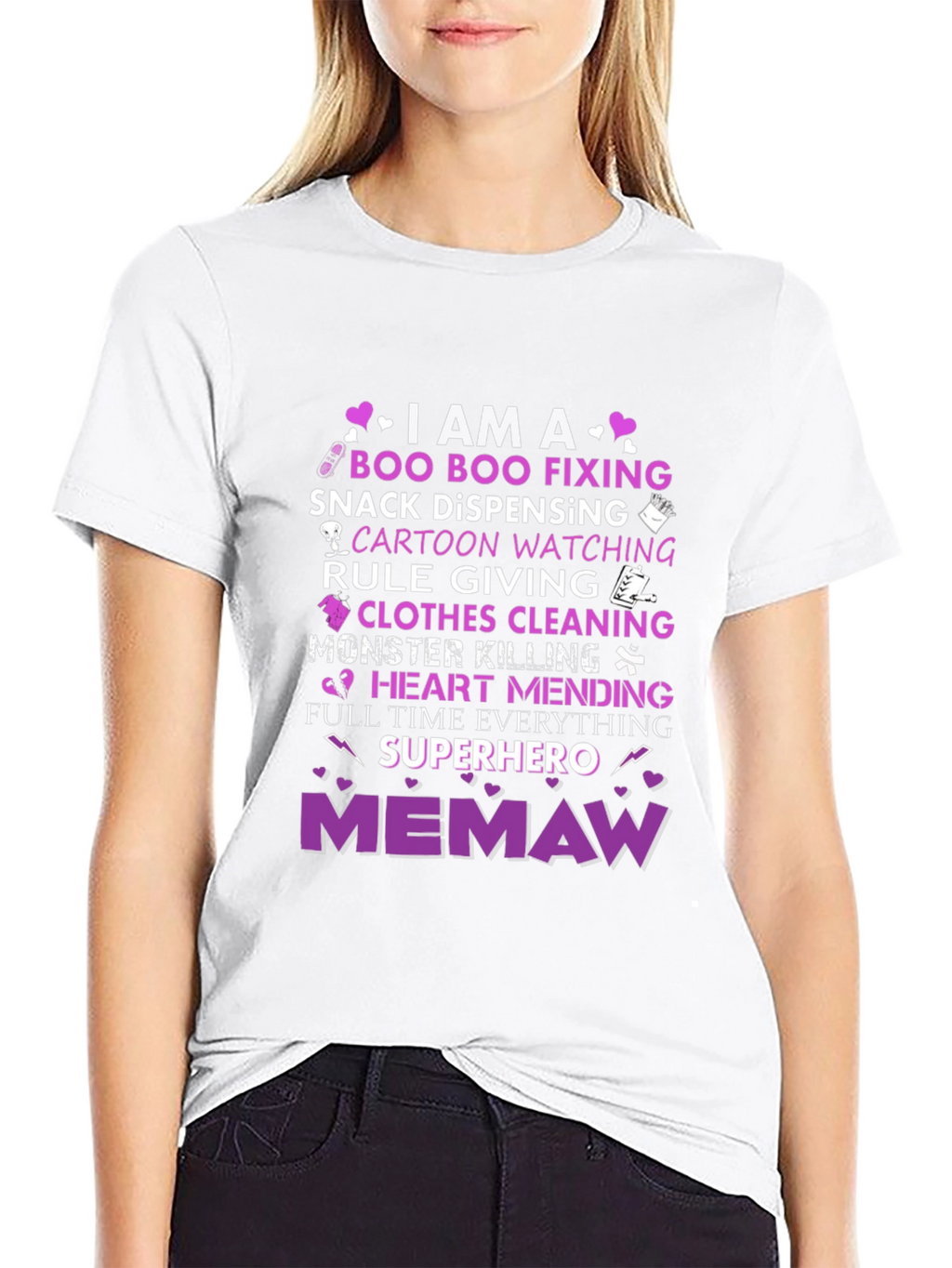 Memaw Superhero T-Shirt