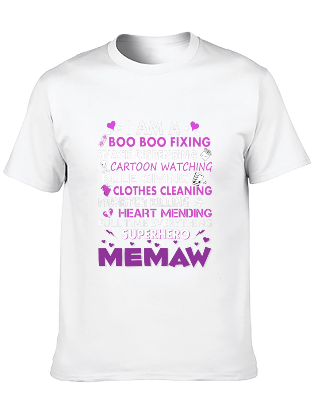 Memaw Superhero T-Shirt