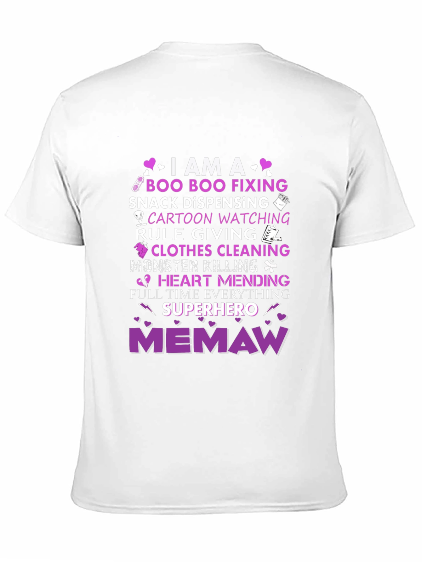 Memaw Superhero T-Shirt