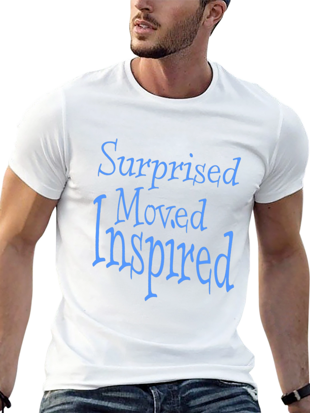 Surprised Moved Inspired T-Shirt - Positive Vibes