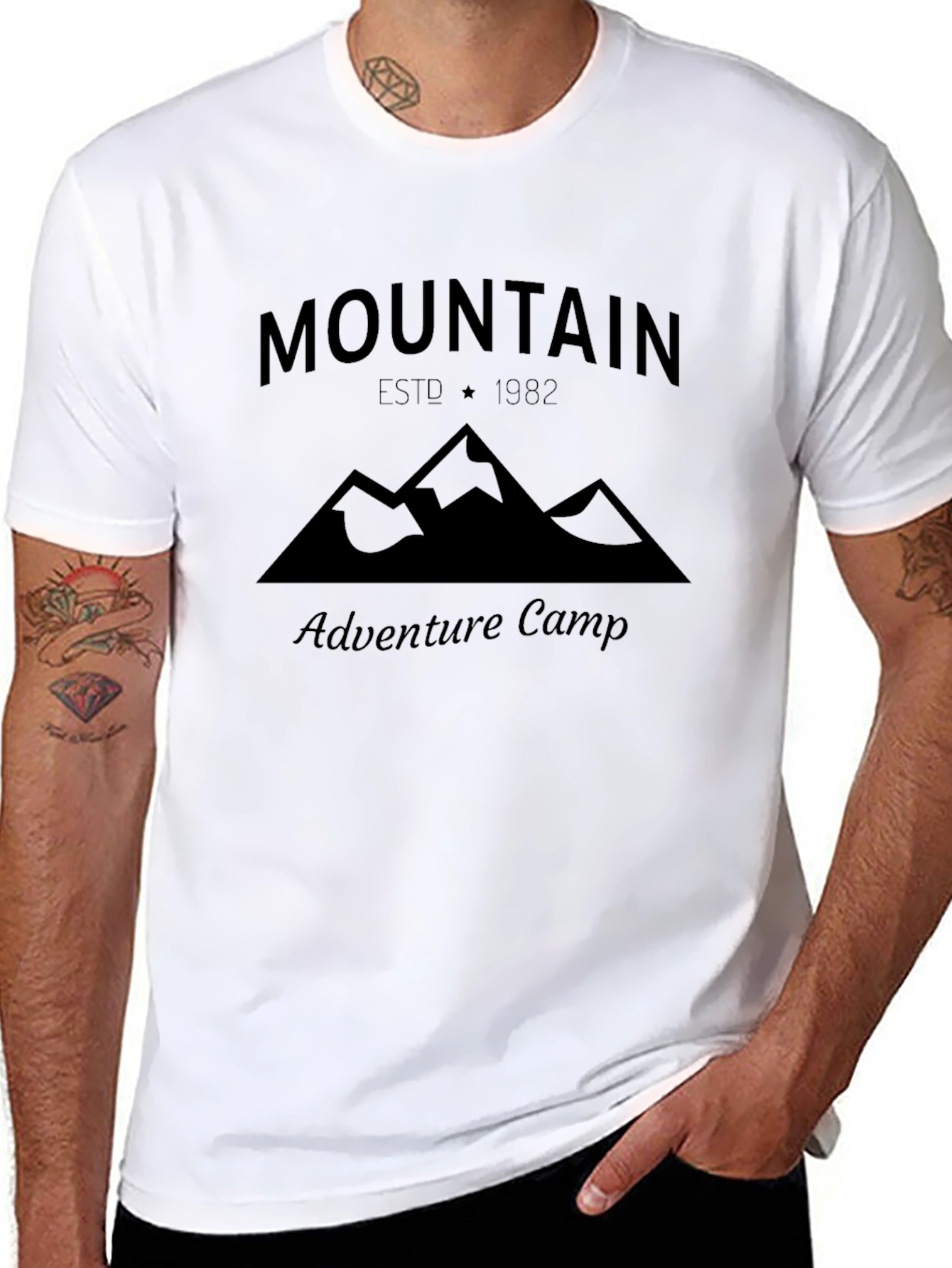 Mountain Adventure Camp Graphic T-Shirt