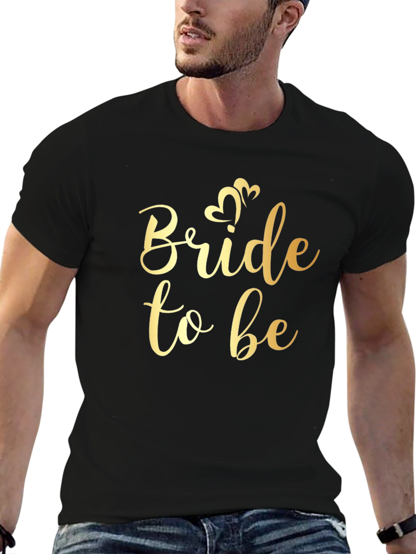 Bride to Be Gold Graphic Tee