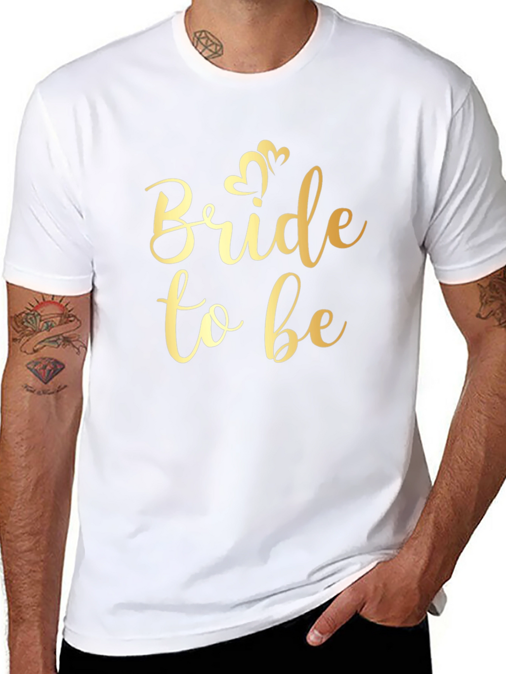 Bride to Be Gold Graphic Tee