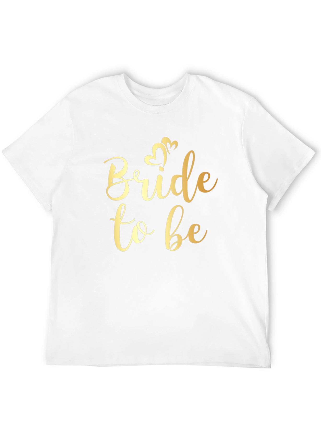 Bride to Be Gold Graphic Tee