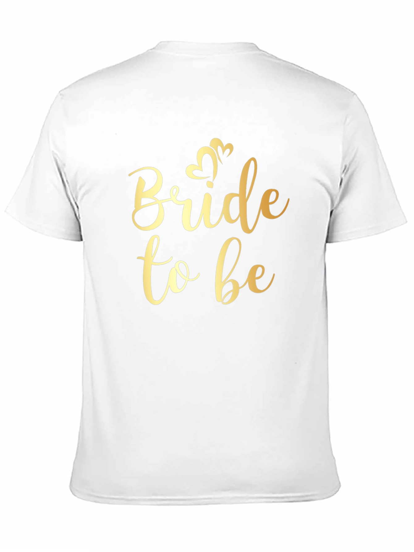 Bride to Be Gold Graphic Tee