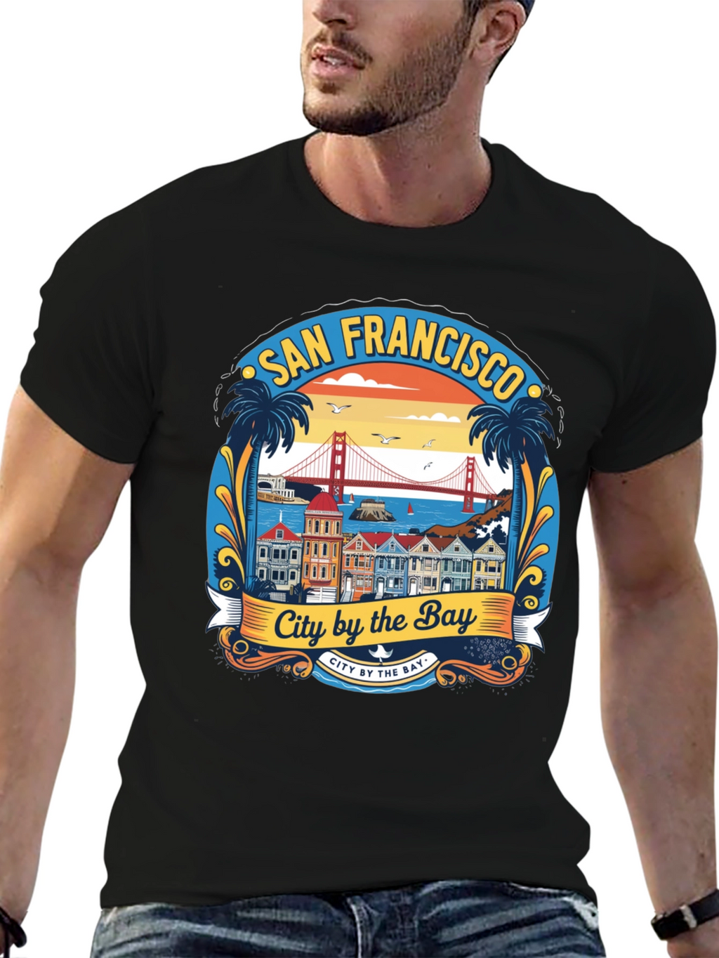 San Francisco City by the Bay Graphic Tee